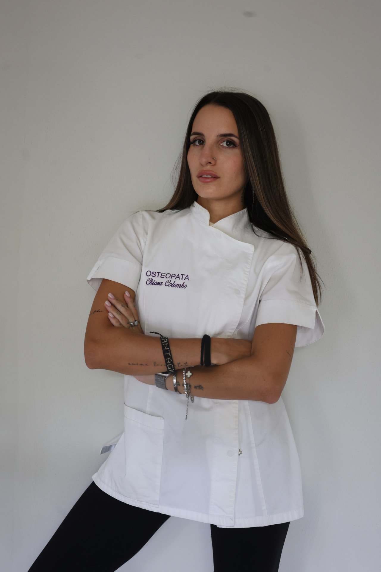 Chiara nel suo spazio professionale